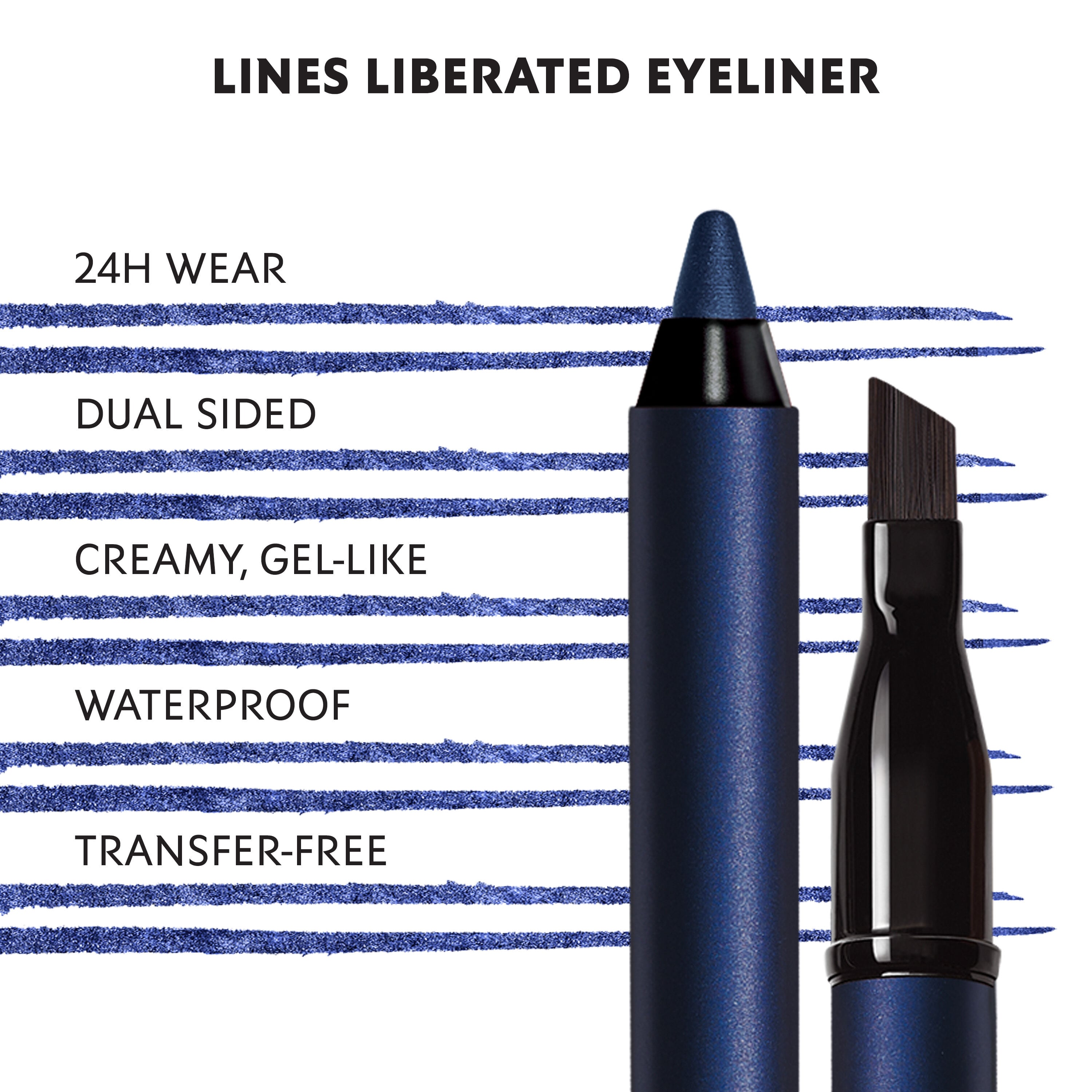 LINES LIBERATED 24H WATERPROOF EYELINER