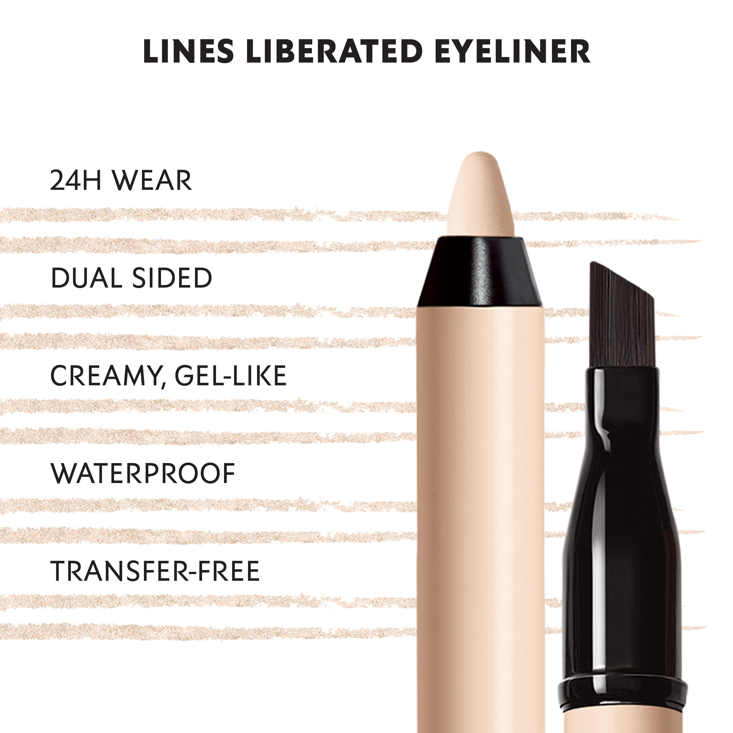 LINES LIBERATED 24H WATERPROOF EYELINER