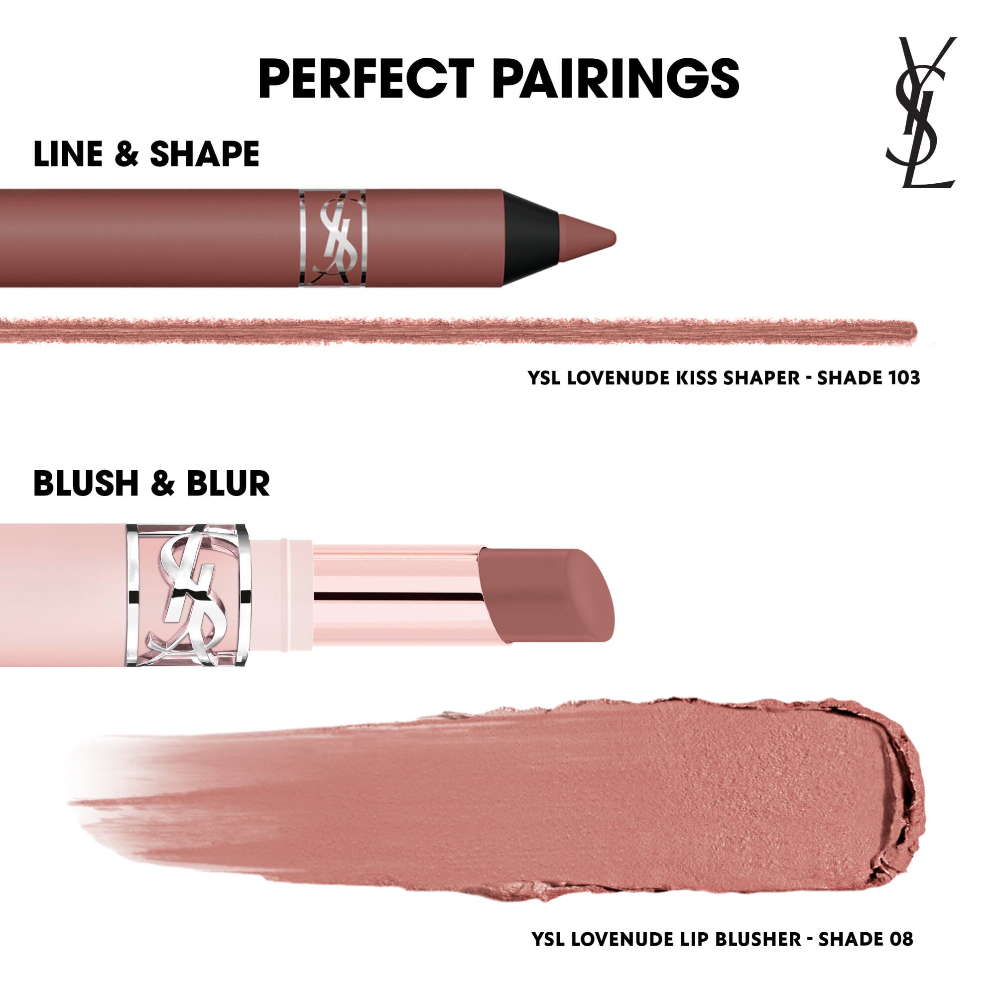 YSL LOVENUDE LIP BLUSHER SOFT BLURRING LIP COLOR