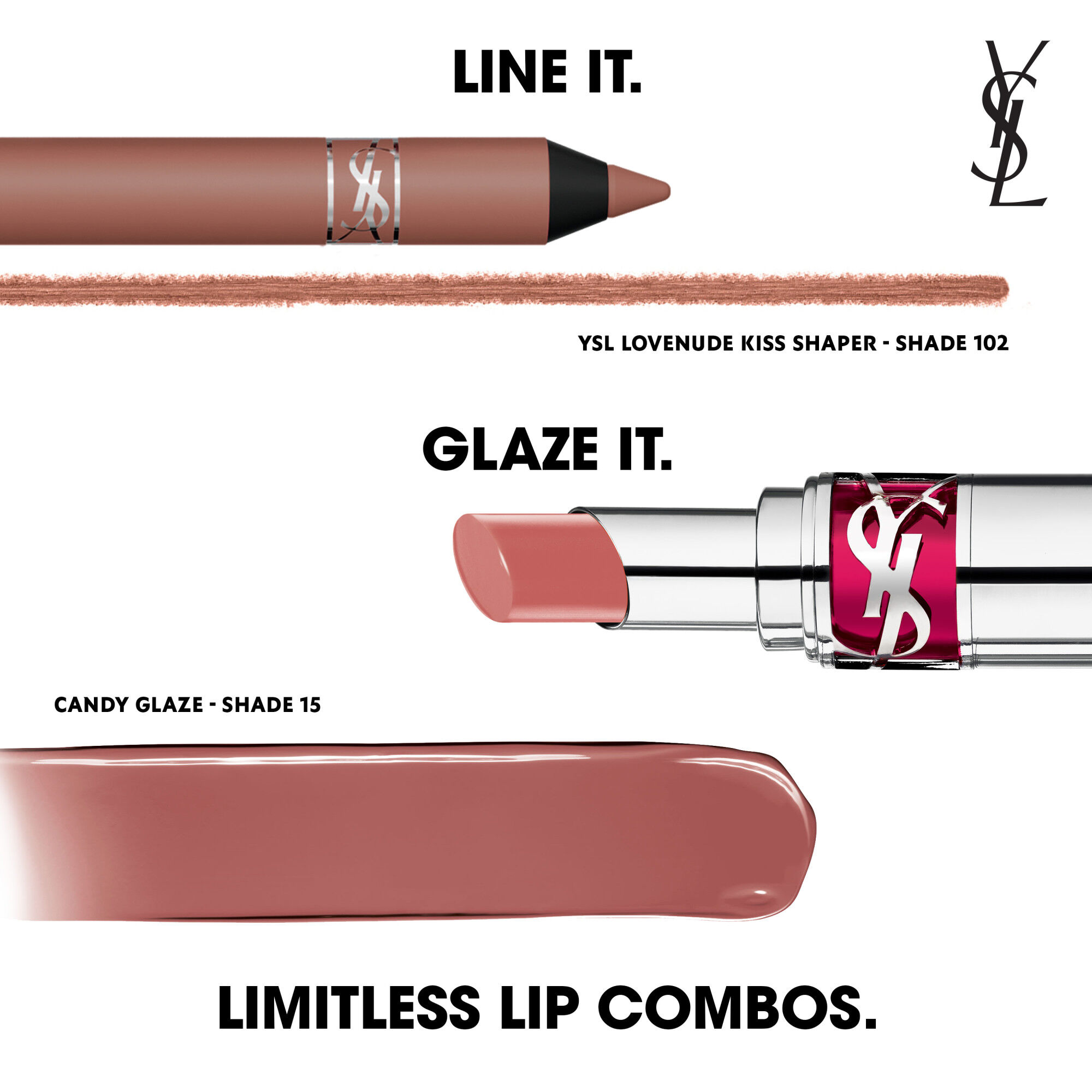YSL LOVENUDE KISS SHAPER SCULPTING LIP LINER