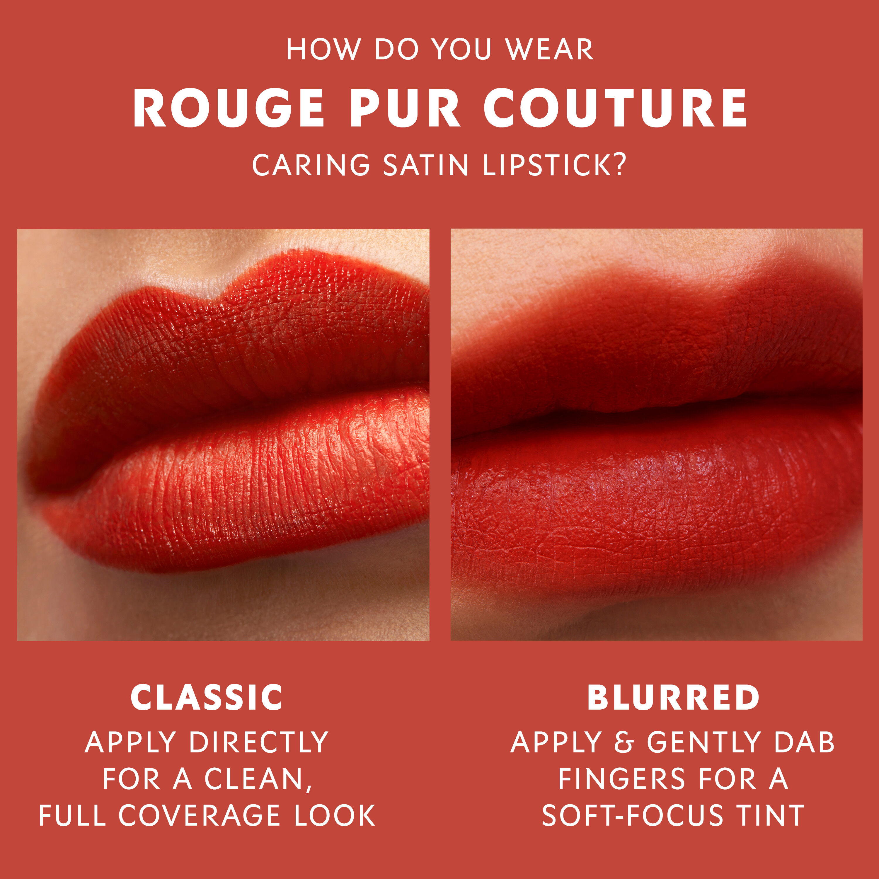 ROUGE PUR COUTURE CARING SATIN LIPSTICK