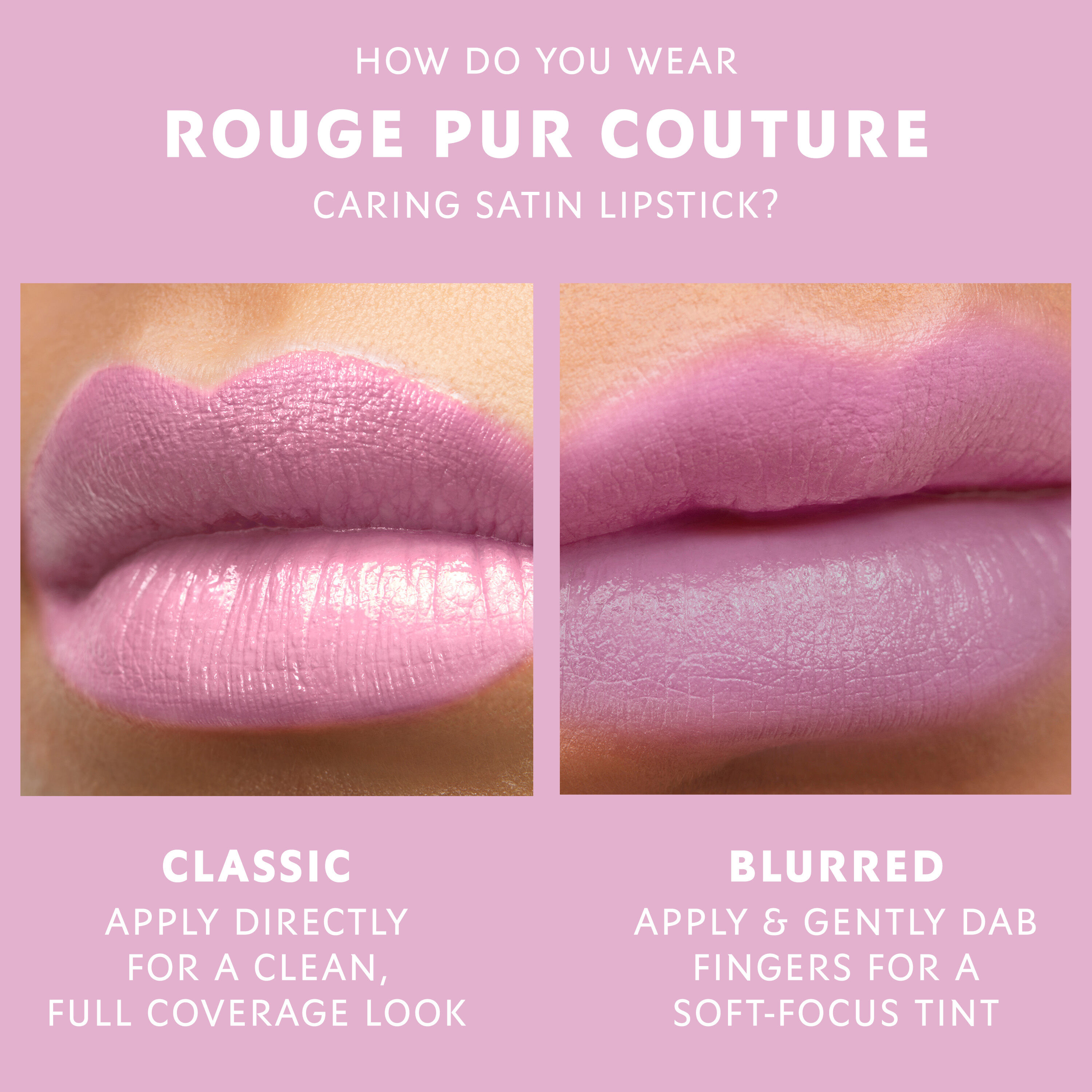 ROUGE PUR COUTURE CARING SATIN LIPSTICK