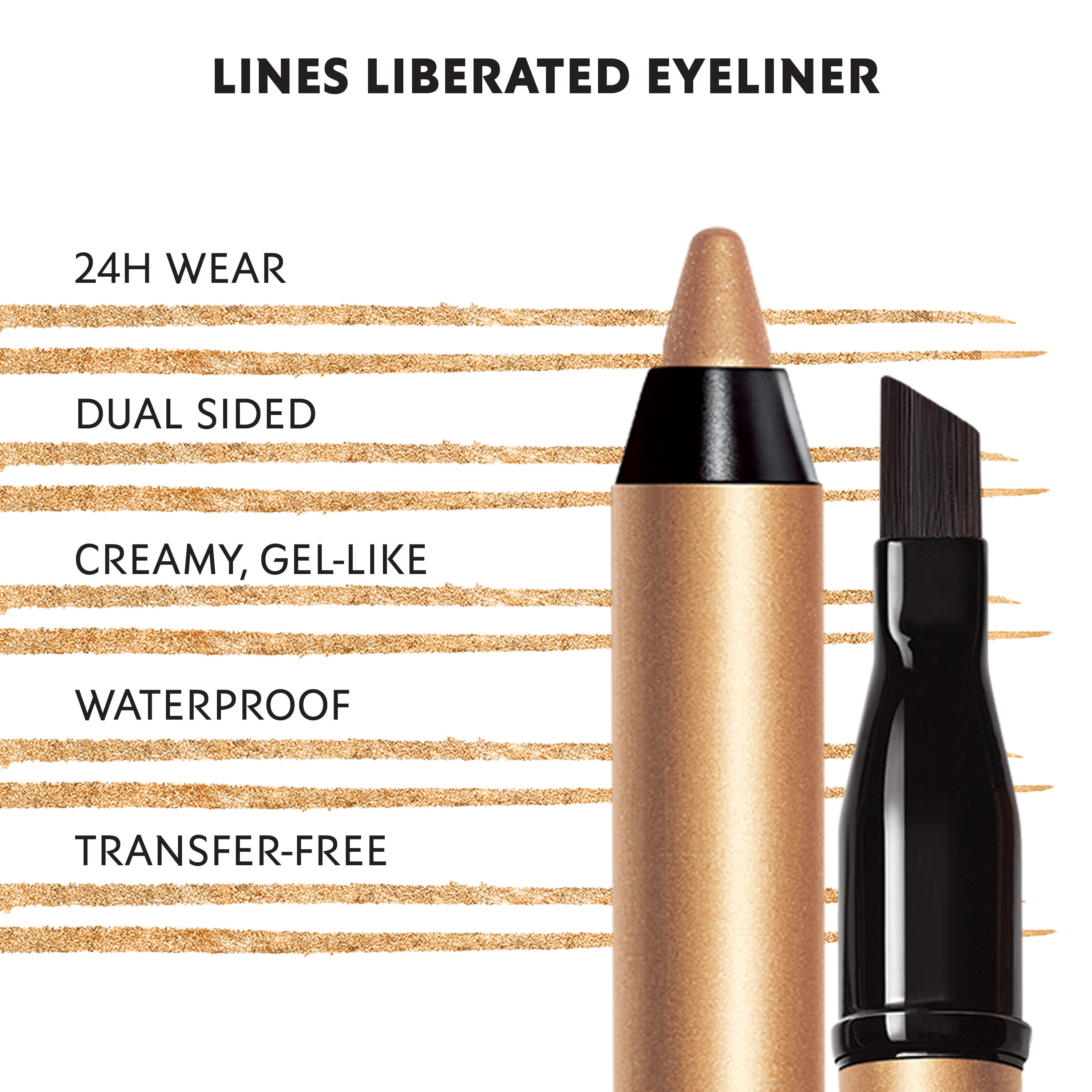 LINES LIBERATED 24H WATERPROOF EYELINER