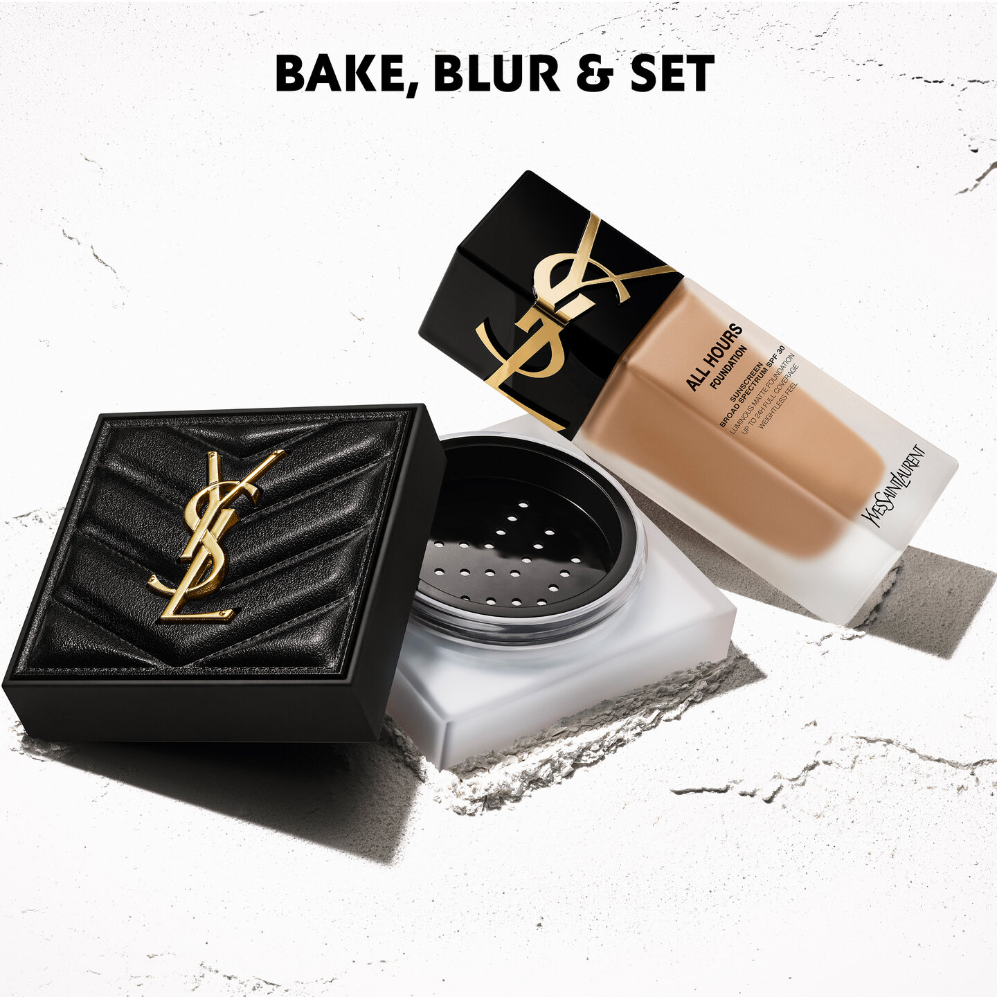 Ysl Compact Powder All Hours Hyper Blur Loose Powder Matte Finish - YSL Beauty