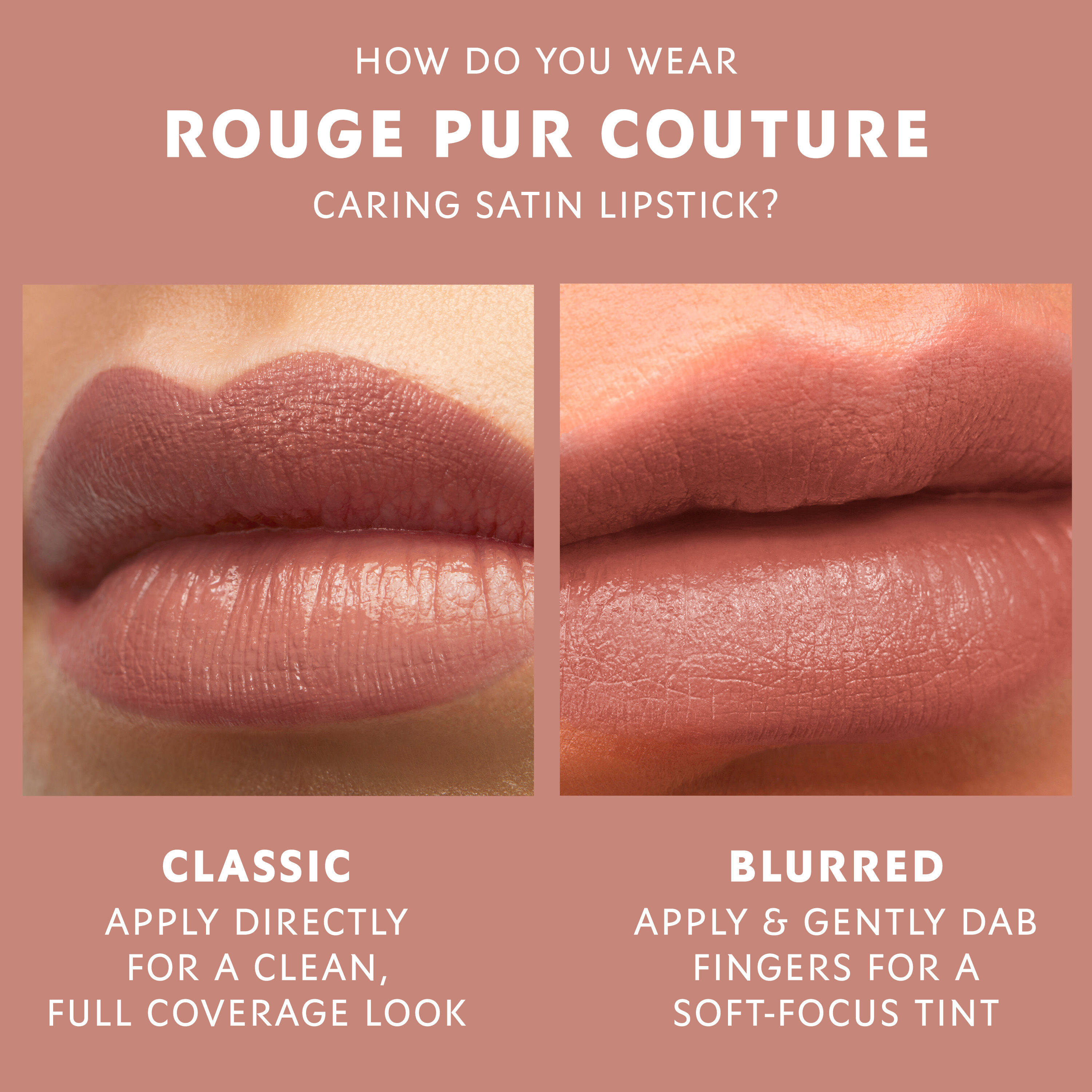 ROUGE PUR COUTURE CARING SATIN LIPSTICK