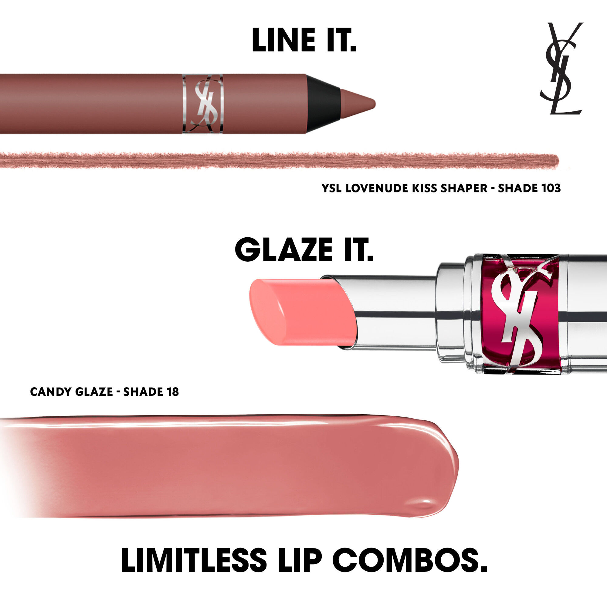 YSL LOVENUDE KISS SHAPER SCULPTING LIP LINER