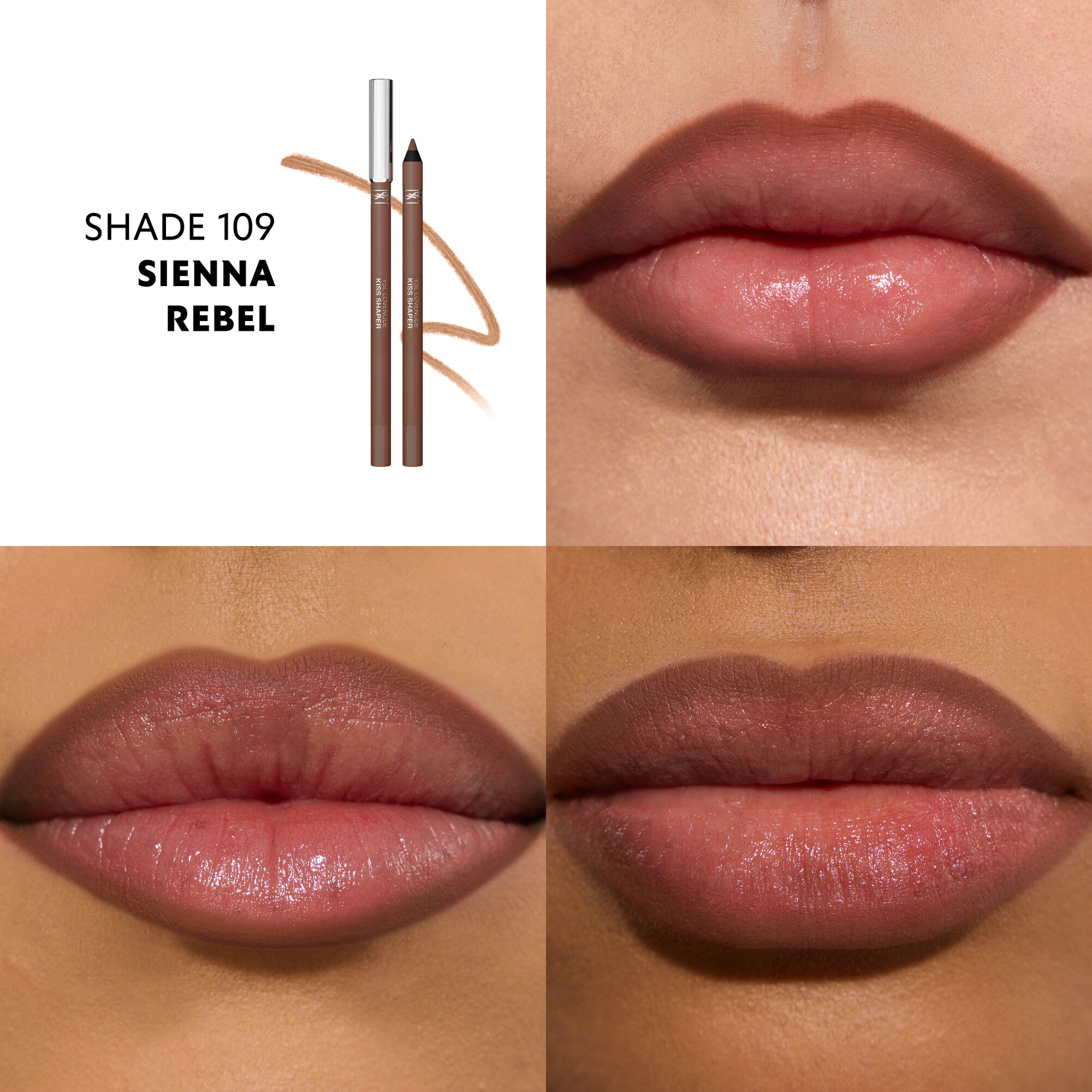 YSL LOVENUDE KISS SHAPER SCULPTING LIP LINER