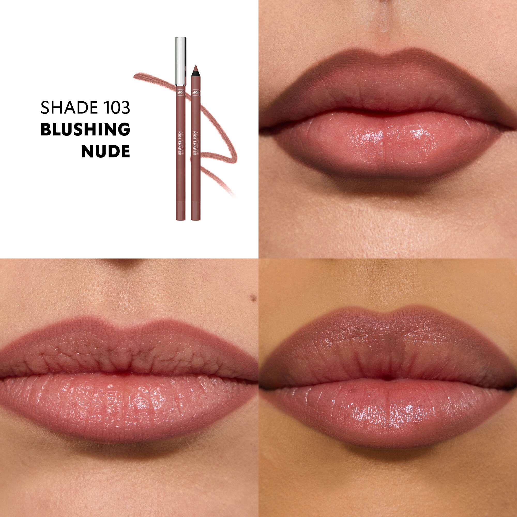 YSL LOVENUDE KISS SHAPER SCULPTING LIP LINER