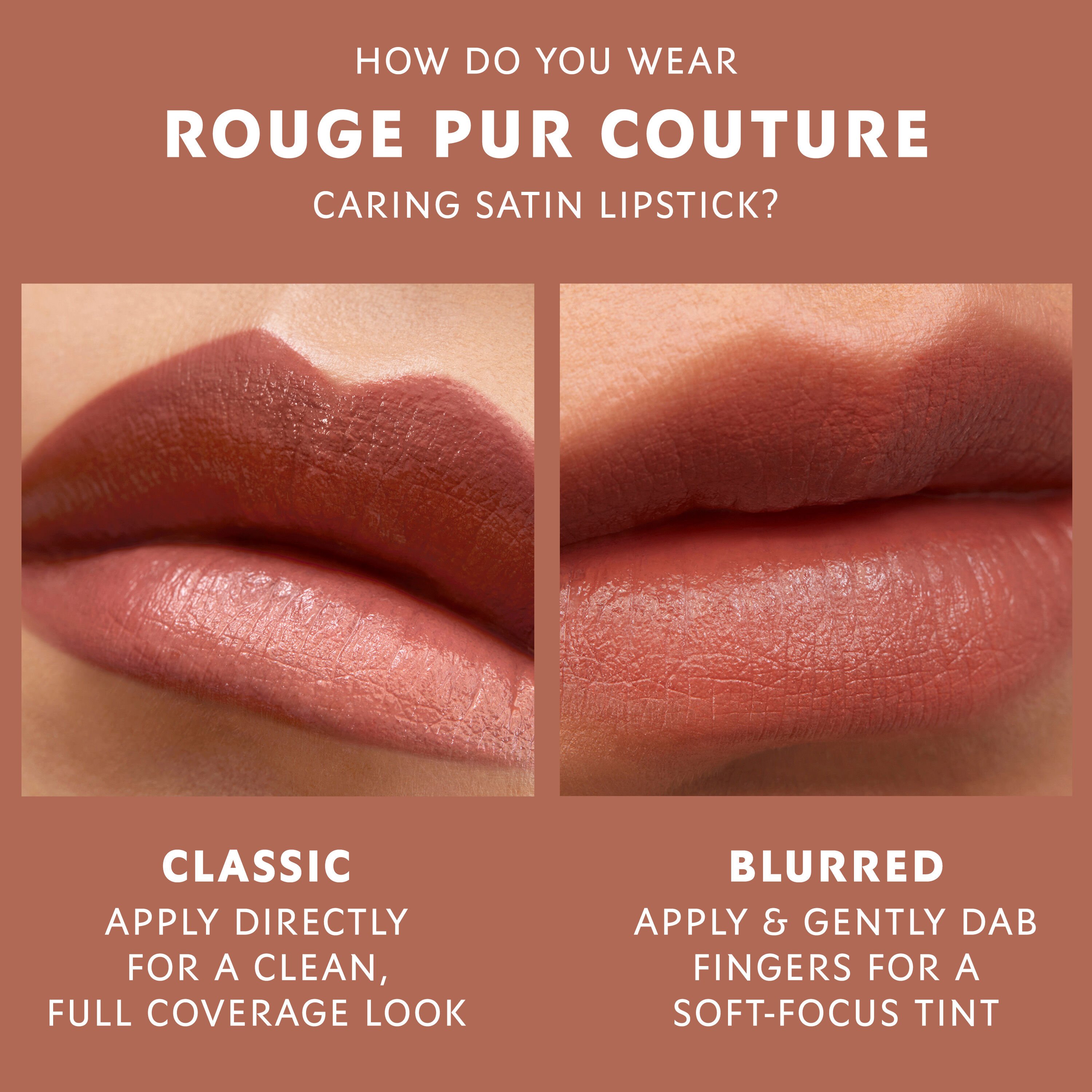 ROUGE PUR COUTURE CARING SATIN LIPSTICK