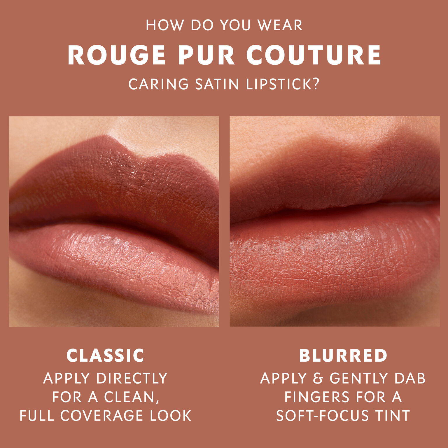 Rouge Pur Couture Satin Lipstick with Ceramides - YSL Beauty