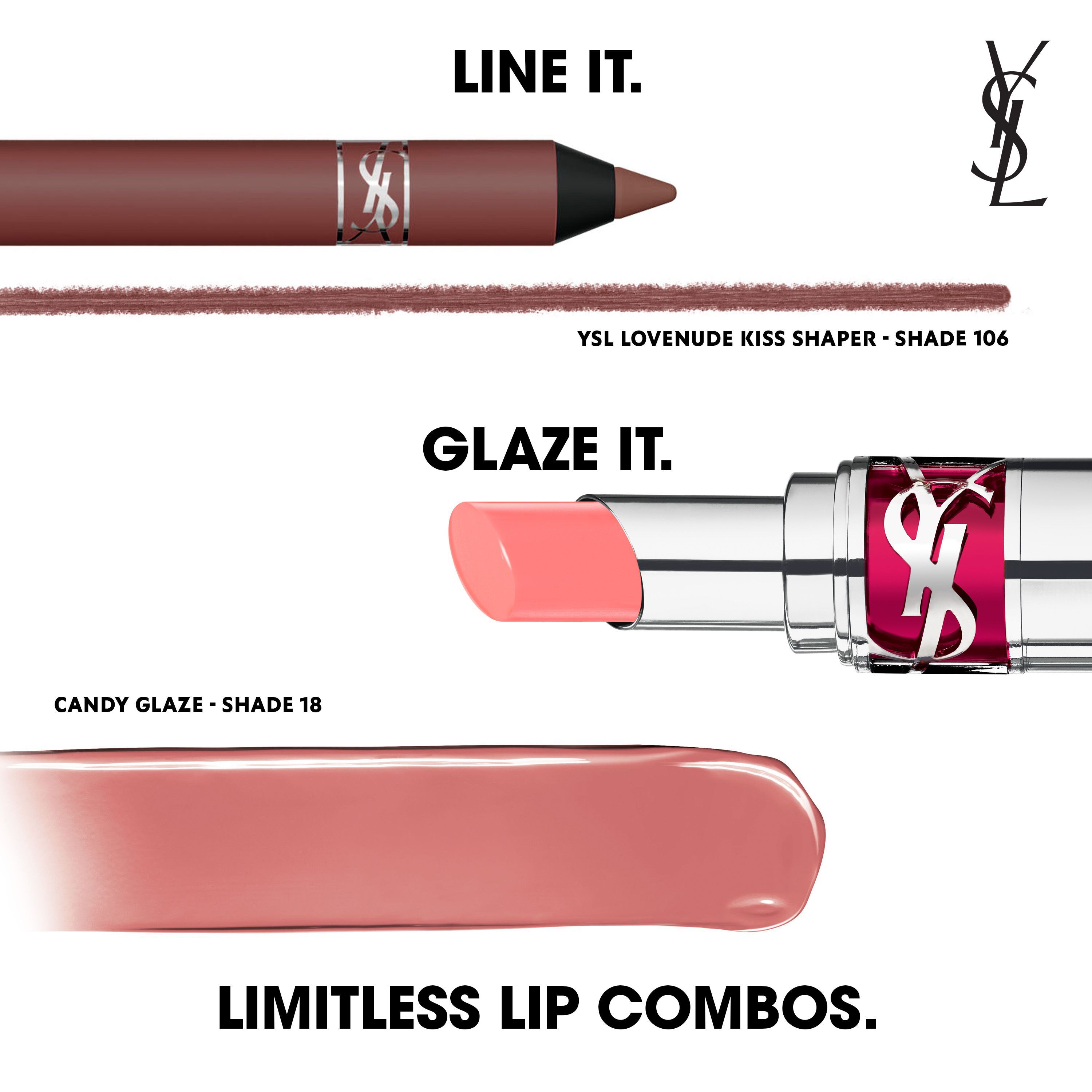 YSL LOVENUDE KISS SHAPER SCULPTING LIP LINER