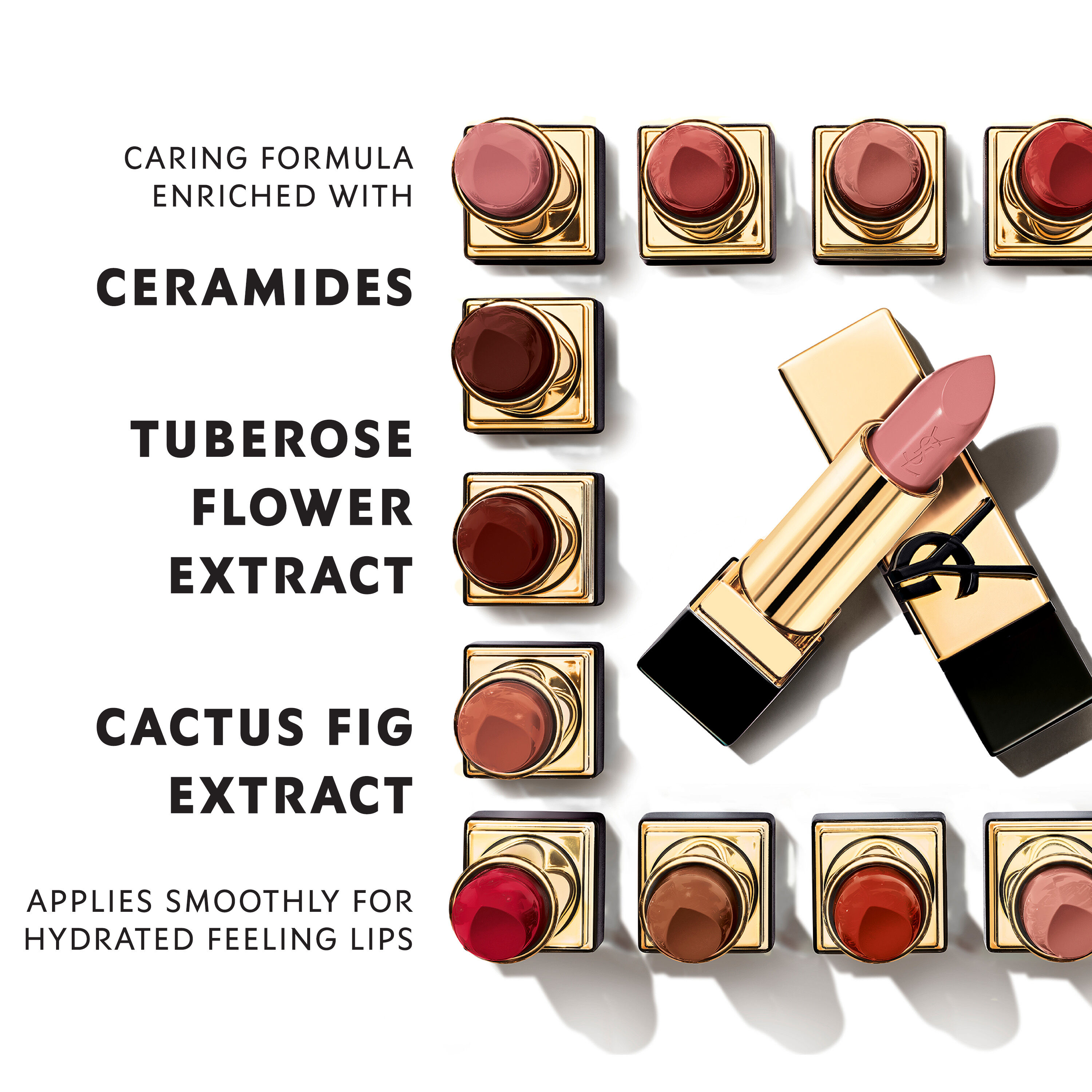 ROUGE PUR COUTURE CARING SATIN LIPSTICK
