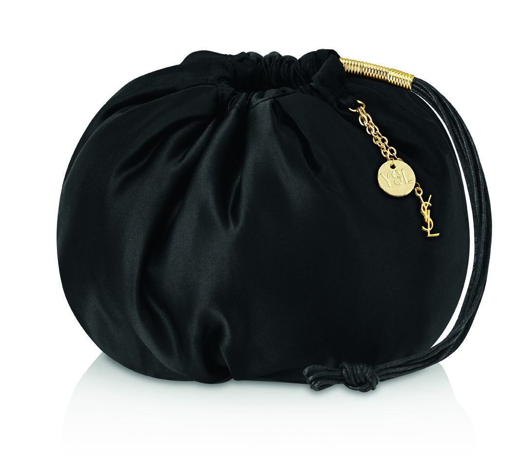 Luxurious Black Ysl Pouch Yves Saint Laurent