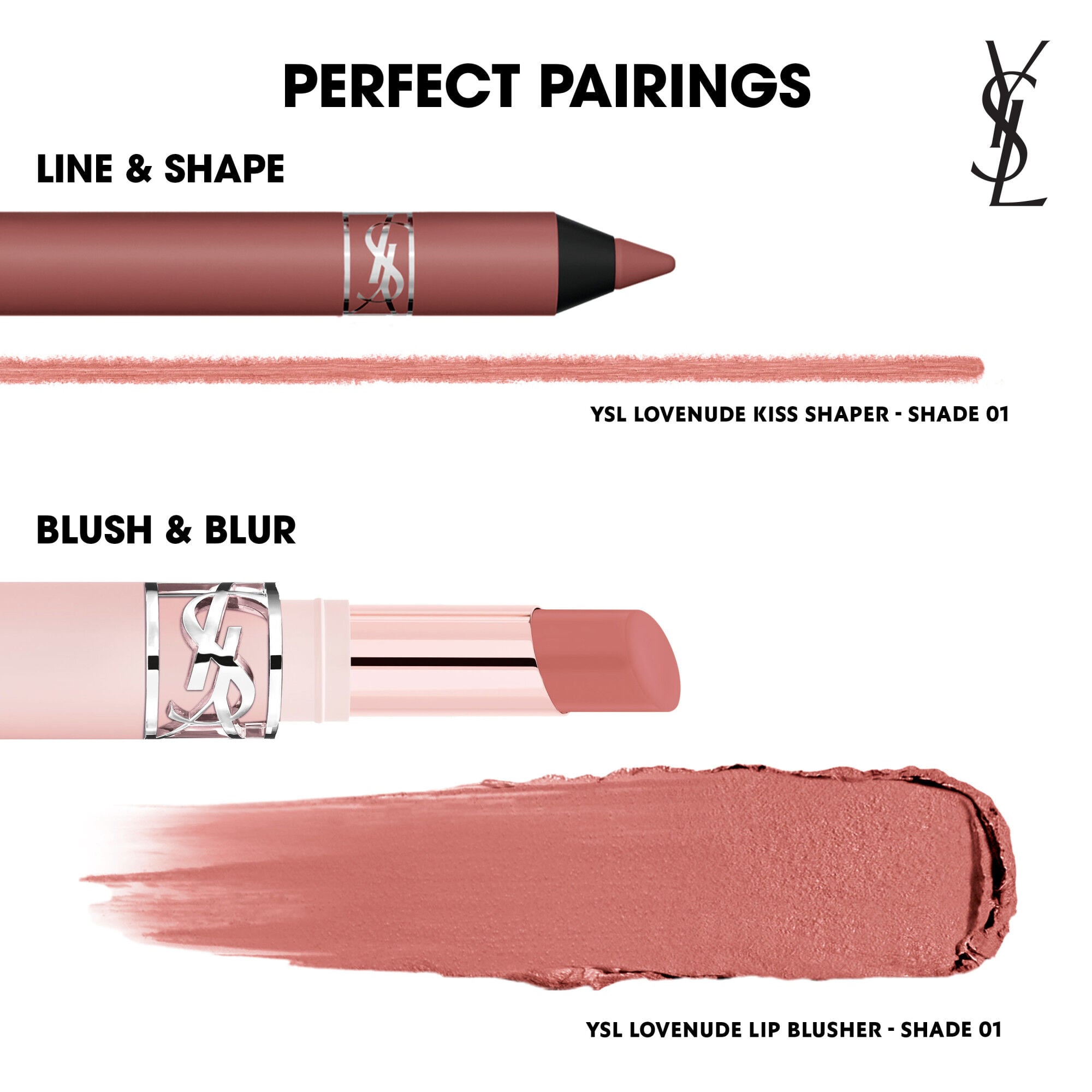 YSL LOVENUDE LIP BLUSHER SOFT BLURRING LIP COLOR