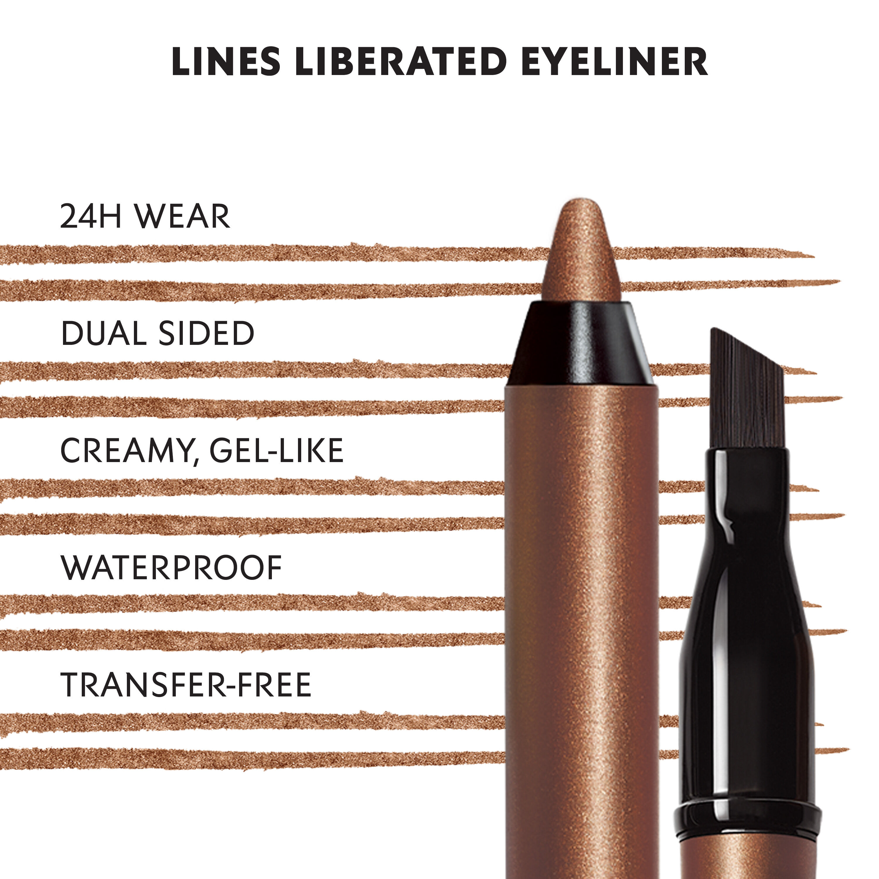 LINES LIBERATED 24H WATERPROOF EYELINER