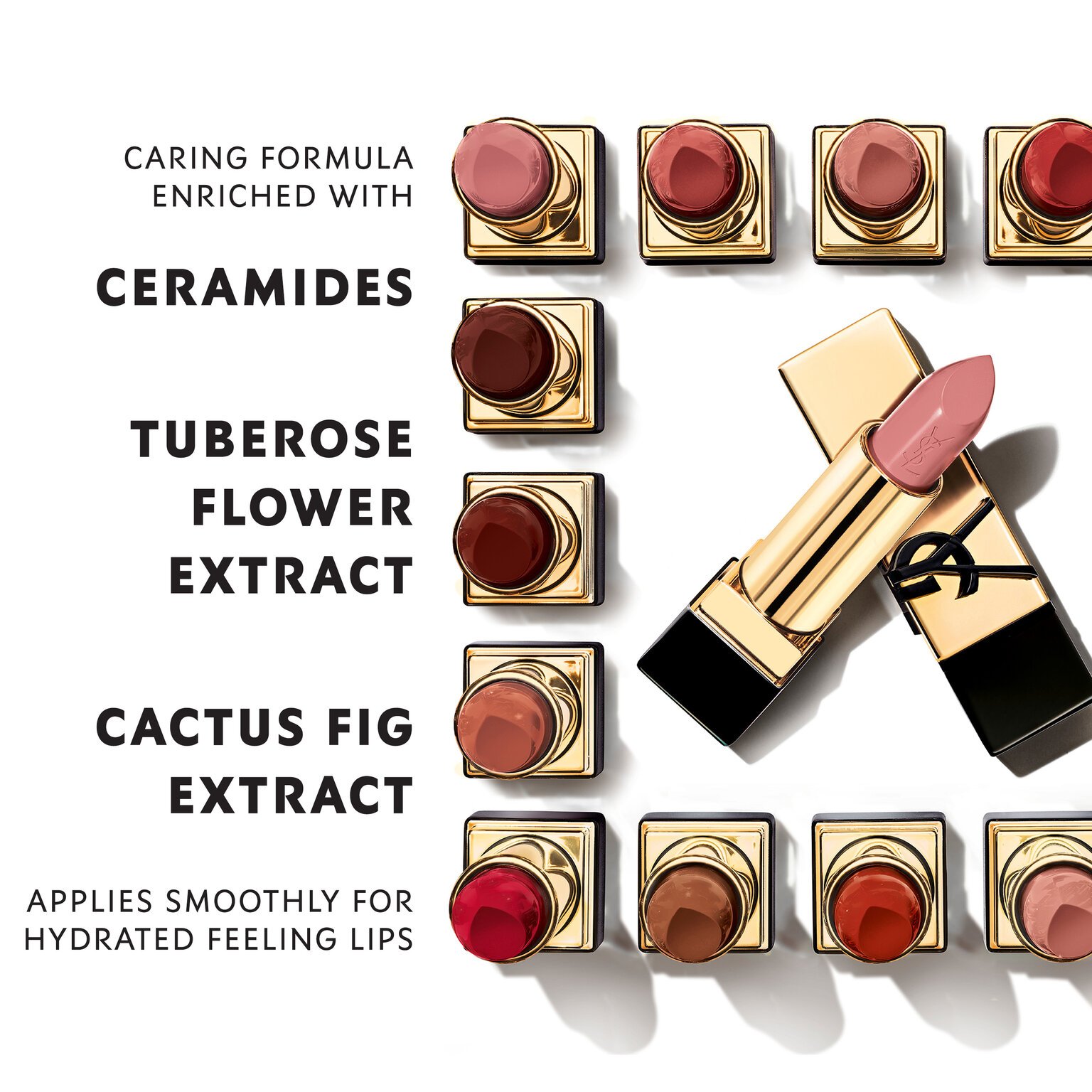 Rouge Pur Couture Satin Lipstick with Ceramides - YSL Beauty