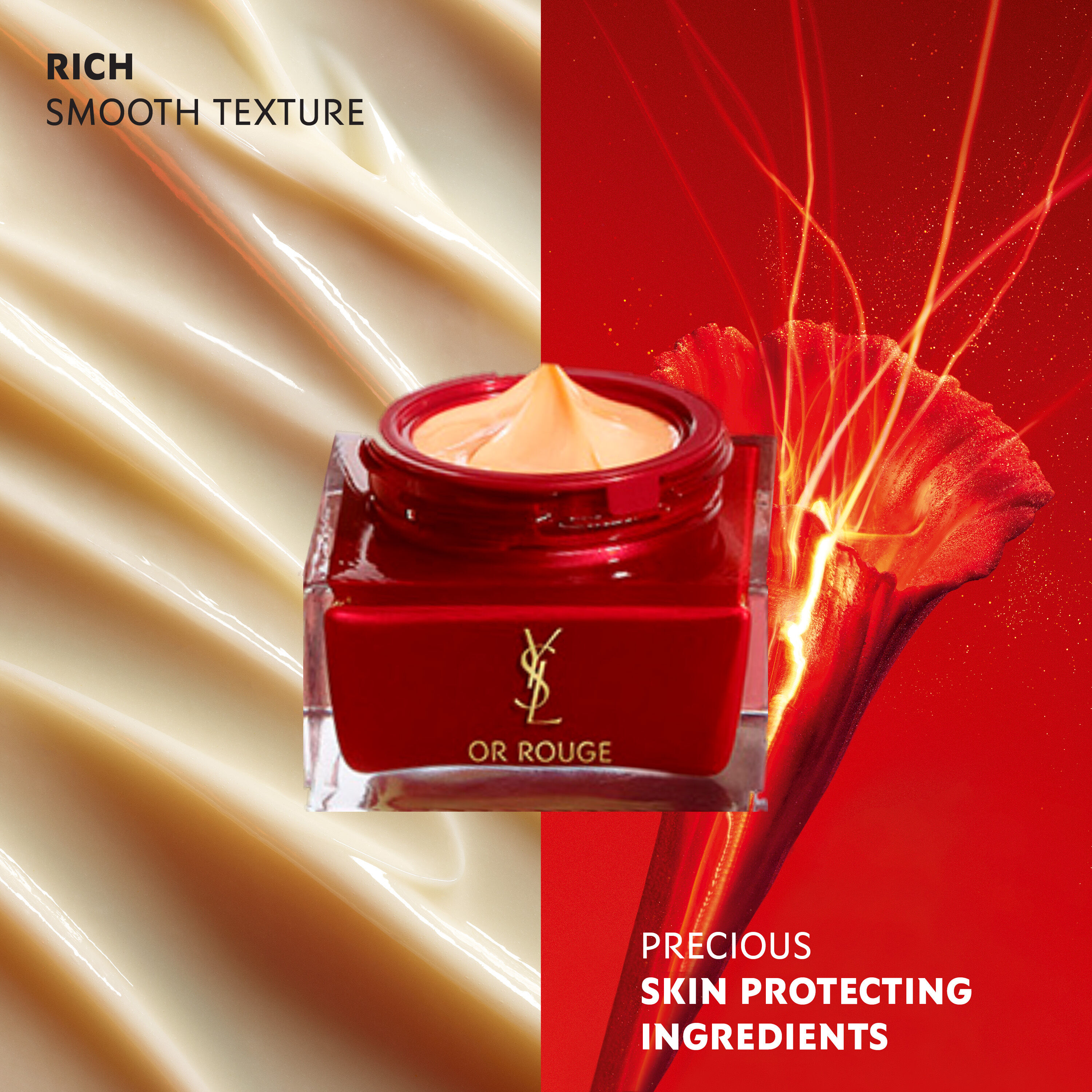 OR ROUGE CREME RICHE