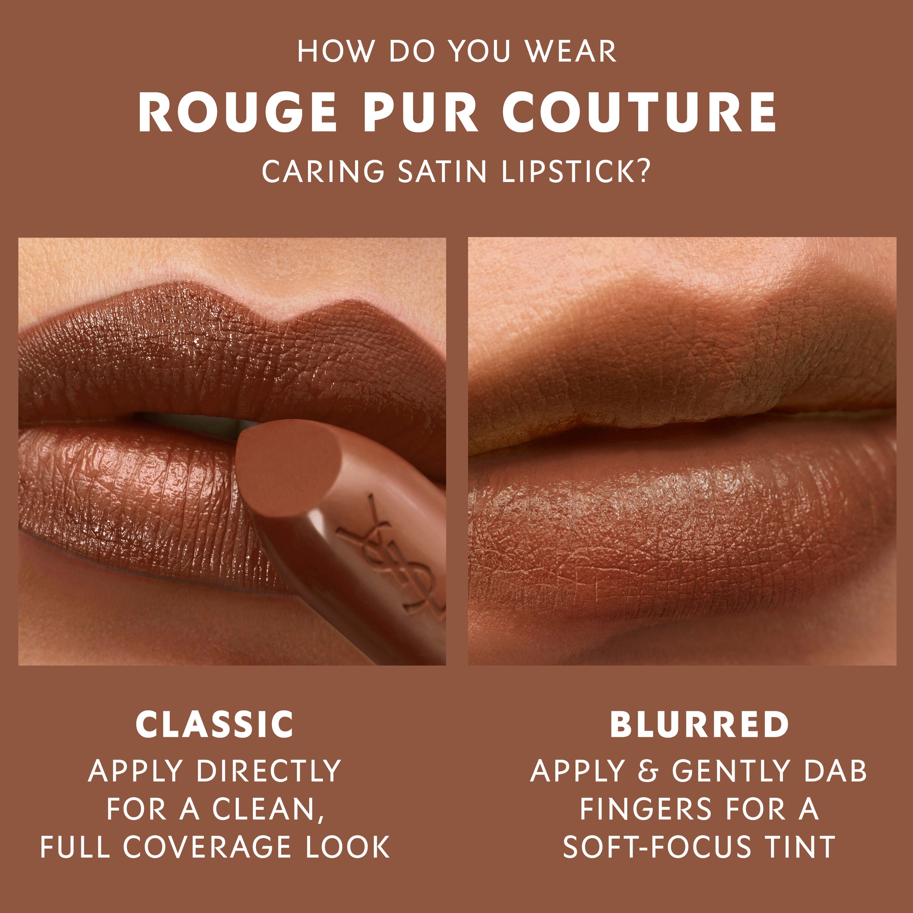 ROUGE PUR COUTURE CARING SATIN LIPSTICK