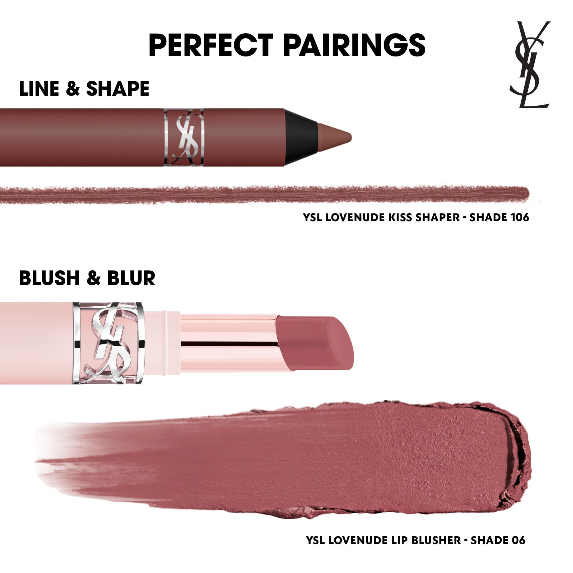 YSL LOVENUDE LIP BLUSHER SOFT BLURRING LIP COLOR