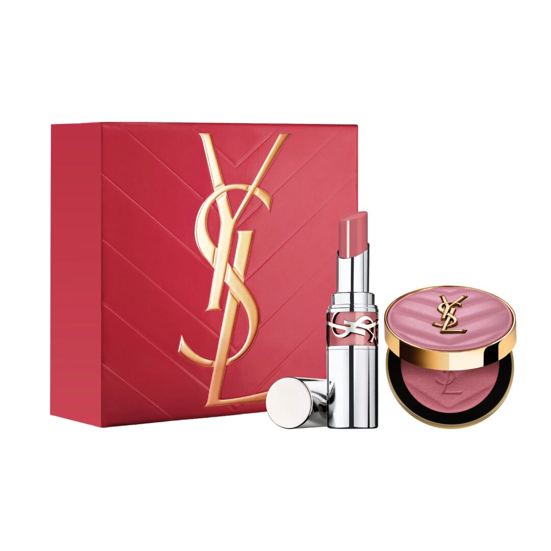 YSL シャワーオイル & 口紅セット Make Me Blush & Loveshine Lip Oil Stick Gift Set - YSL Beauty