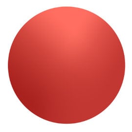 A gradient circle in shades of red.