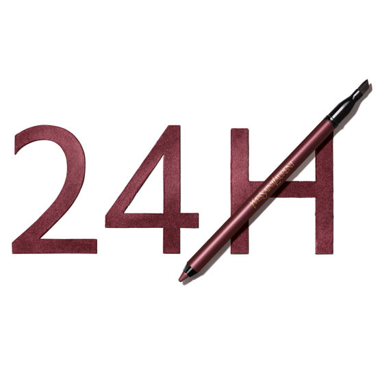 YSL eyeliner pencil with '24H' written in large text.