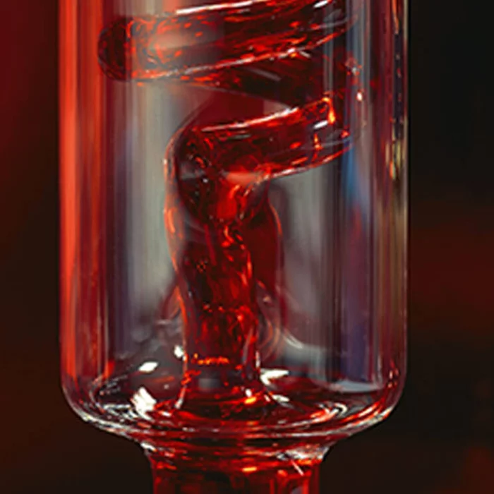 red beaker