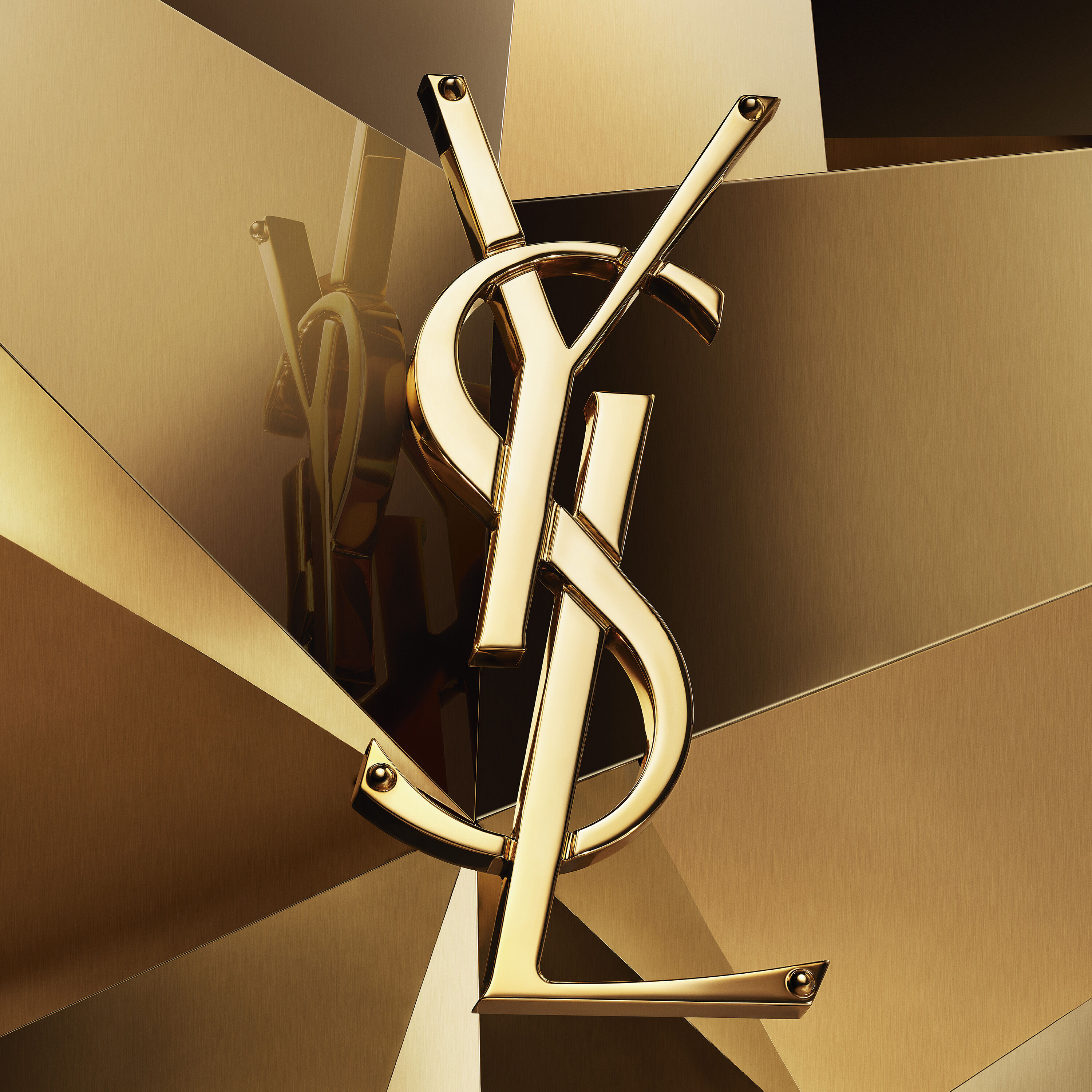 YSL Gold Cassandre Logo