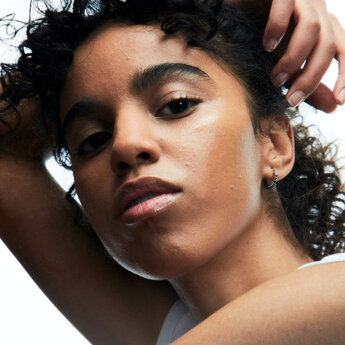 Close-up of a person's face