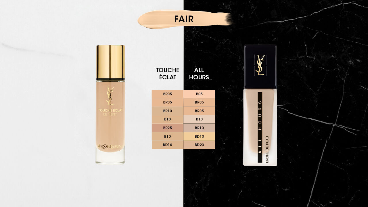 ysl foundation shades