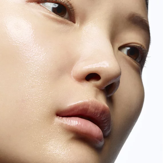 A woman's face