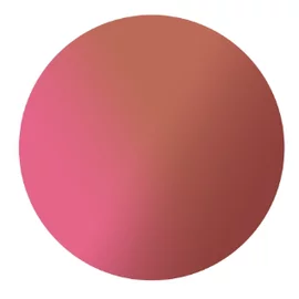 A gradient circle in shades of pink.