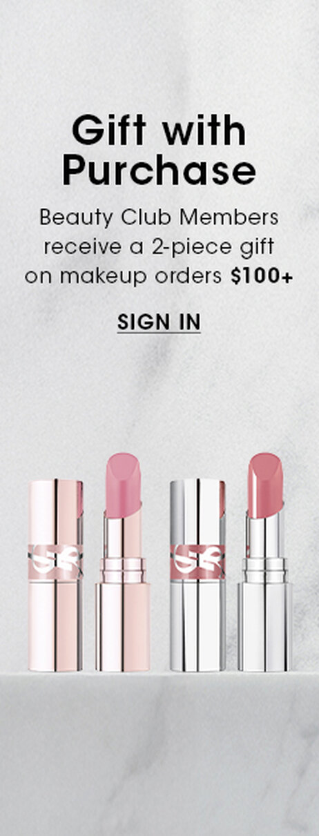 Complimentary Gift on Makeup Orders $100+.