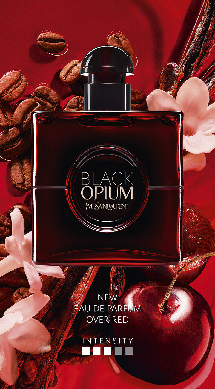 BLACK OPIUM EAU DE PARFUM OVER RED