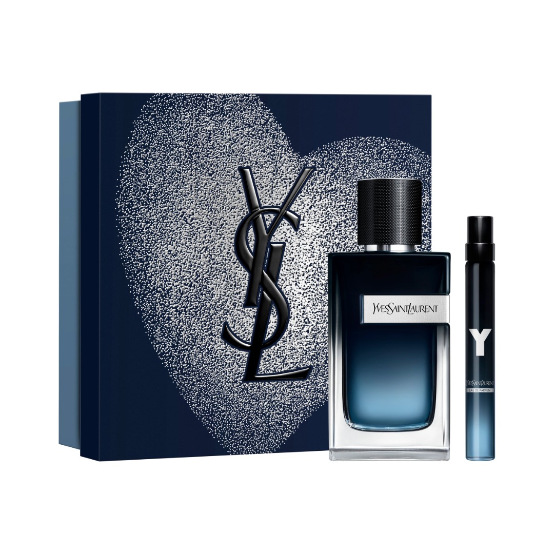 YSL Beauty Y Eau De Parfum Valentines Day Gift Set Mens Cologne 100ml 10ml Shade Blue Personalized Gift 136$