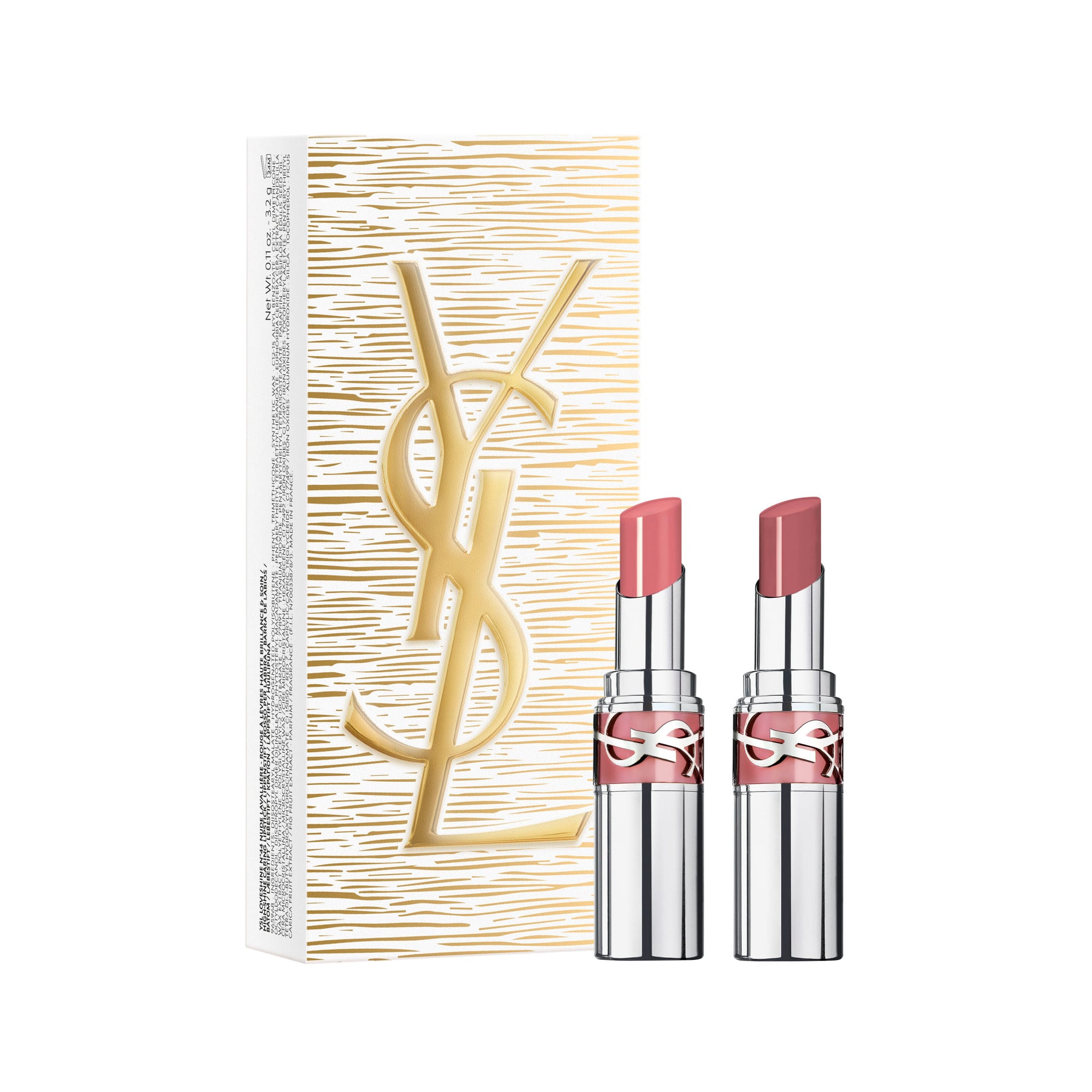 YSL Beauty Ysl Loveshine Lip Oil Stick Holiday 2025 Duo Shade Gift Set 47$